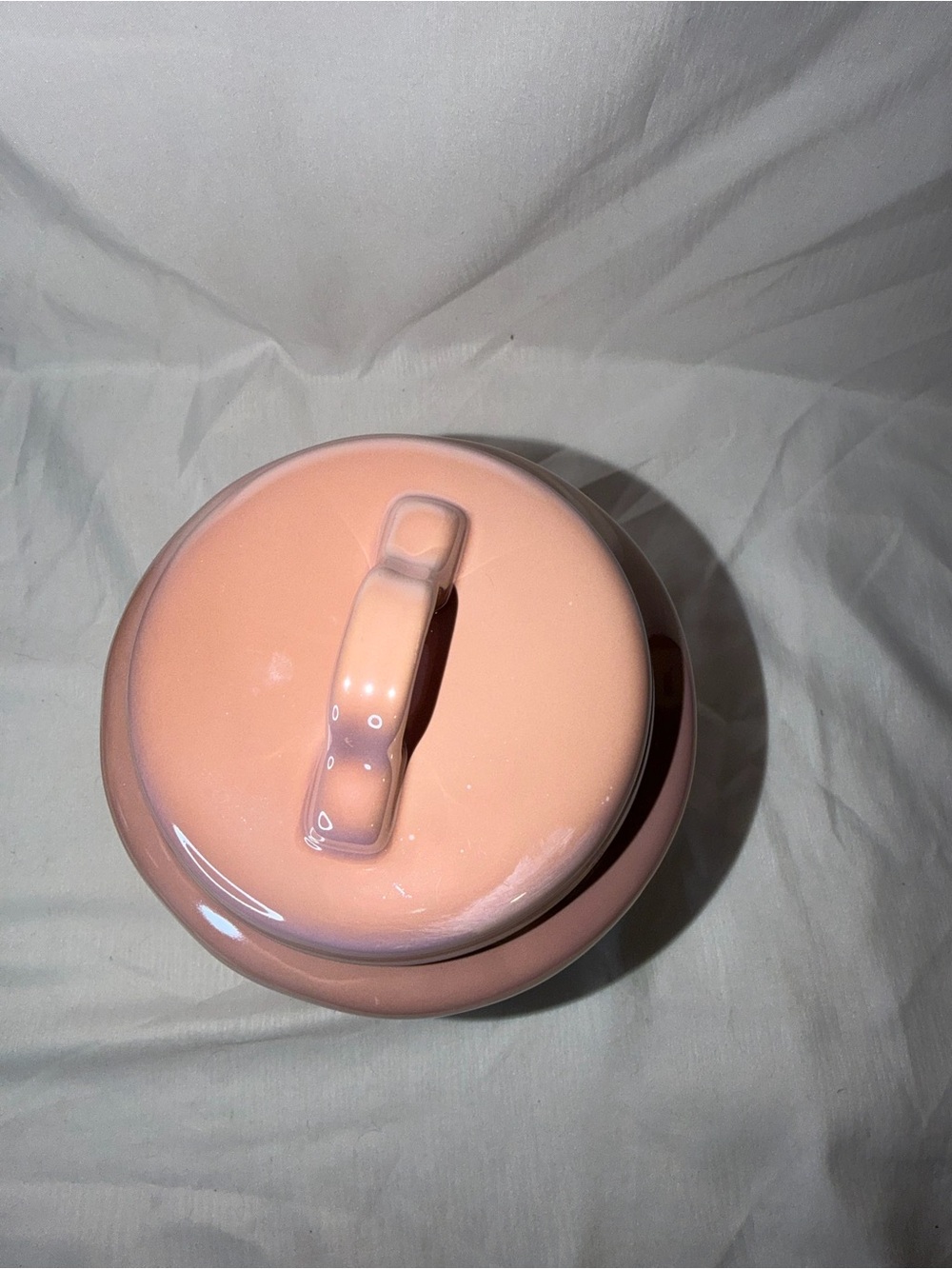 Rae Dunn Pink Iridescent Merry & Bright Canister Cookie Jar Christmas Decor - Picture 8 of 9